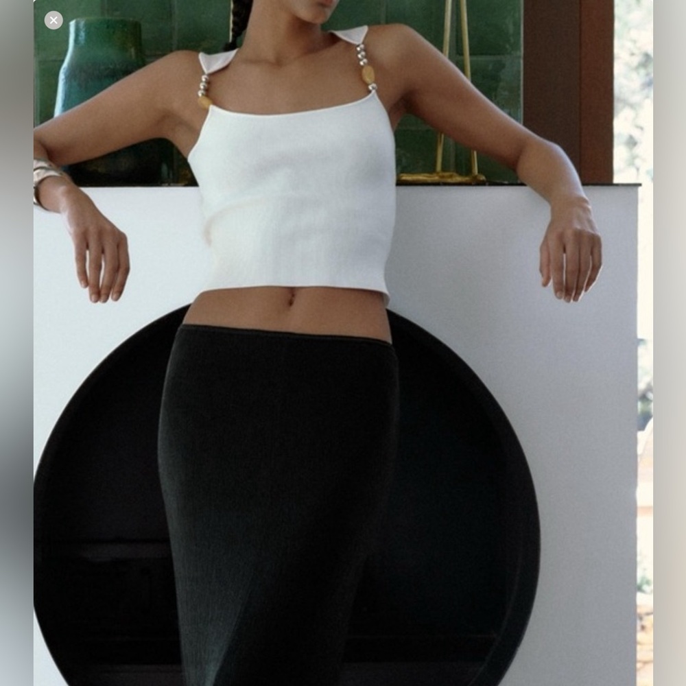 COPY - Zara BASIC KNIT BOBBLE TOP